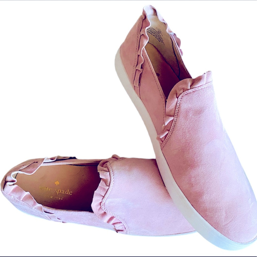Kate Spade leather slip on tennis shoes